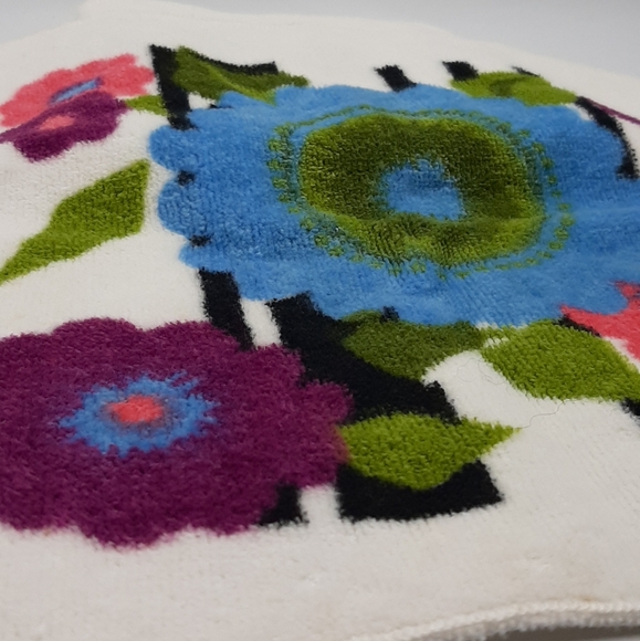 Vintage NEW Caldwell Floral Bright Face Clothes Pair Cotton Made in Canada - Picture 2 of 5